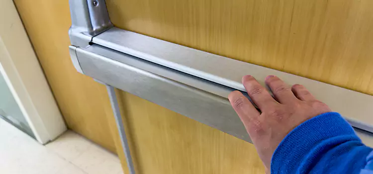 Installing a Push Bar on a Door Covington